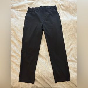 Vuori Wayfarer Miles Ankle Athletic Performance Wear Stretch Knit Pants Black L